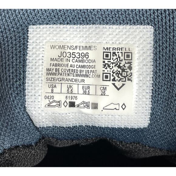 Merrell Zion FST Hiking Shoes Gray Blue Women’s 8  Waterproof Walking Outdoors - Picture 11 of 11